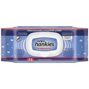 Wet Hankies Clean Антибактериални